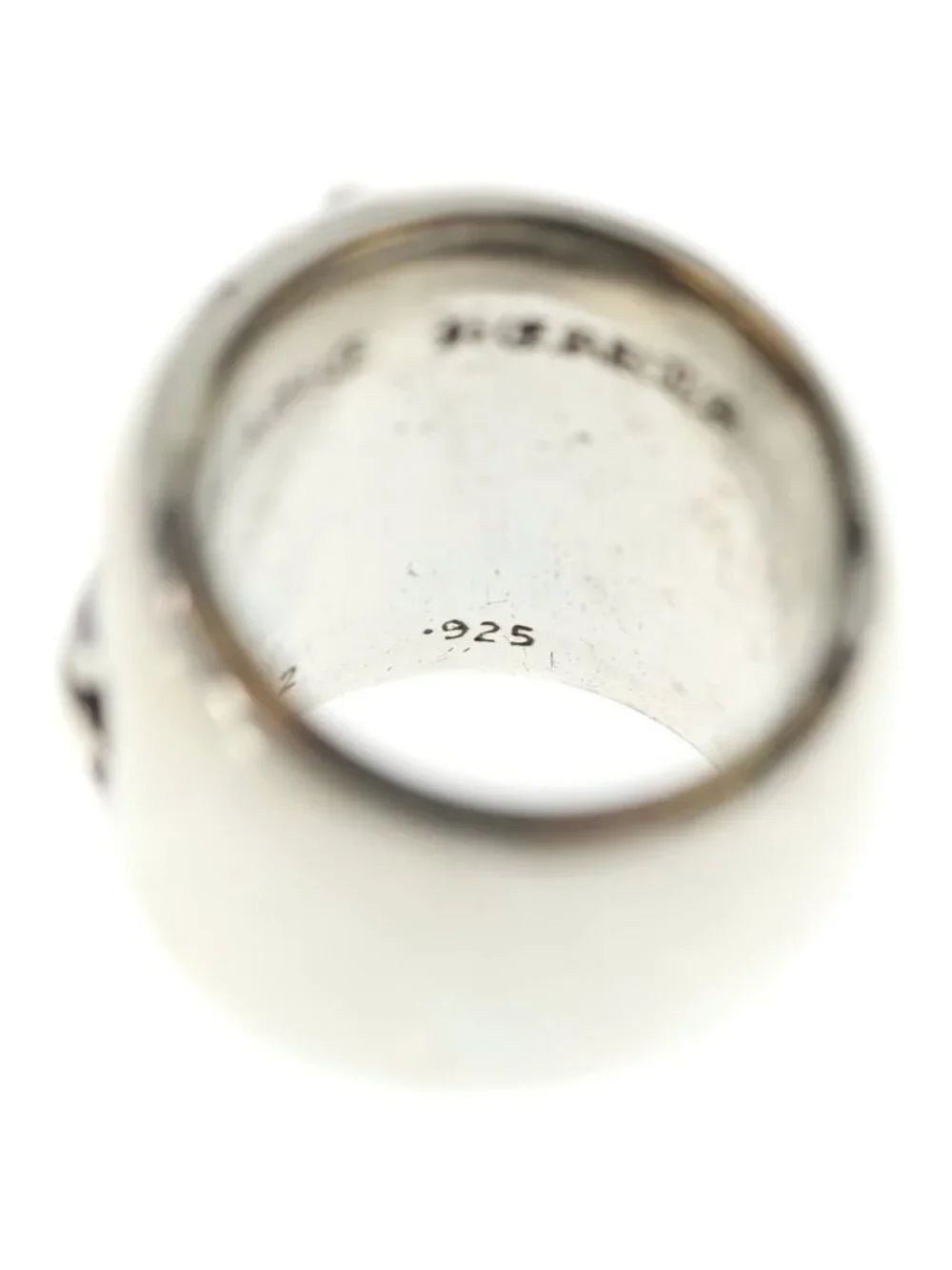 Chrome Hearts Classic Oval Cross Ring Silver